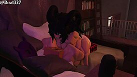 Sheer Domination With Rough Femdom And Big Tits In 3d Cartoon Porn