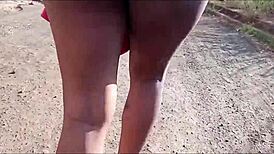 Peguei Uma Gostosa Na Rua E Levei Pro Mato Comer O Cusinho Dela