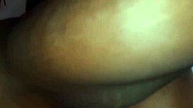 Bent Over Ebony Pussy Gets Drilled Hard by African Black Cock in Doggy Style.