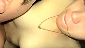 Young Colombian amateur Estefani rides her lover's cock in homemade couple video