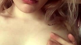 A Sweet Figure of Tattooed Beauty Caught on Cam