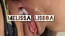 Melissa Lisboa Shows Off While Taking Cum In Her Ass