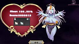 Beautiful Hentai Girl Rides Big Cock in Cowgirl Position with Huge Tits