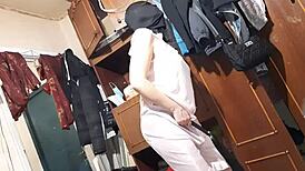 Intense session with multiple peaks and strapon play.