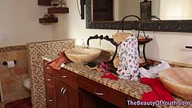 Teen Lesbian Girlfriends Rubbing Pussy So Hard!