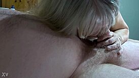 i suck my fuck buddy's big fat cock at home