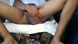 homemade sextape with wild dildo ass play