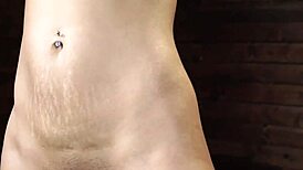 Petite Waxed Squirter Gets Bondage Punished Choking Hogtied Rough Toys