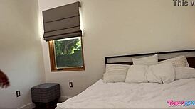 these cute tgirls with big asses masturbate alone with monster cocks