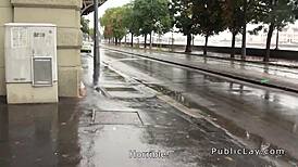 I picked up this Hungarian babe off the street for POV action in my flat.