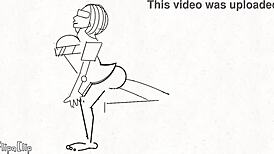 Art Cartoon Smashing Wet Scenes