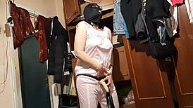 Intense session with multiple peaks and strapon play.