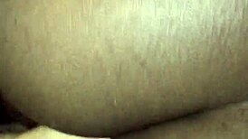 Tinder date bent over gets wet ass pounded by big black cock in pov