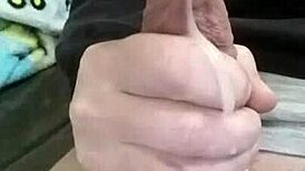 Cumshot From Jerking On My Wife's Wifesharing Video With Her Old Friend And Monster Cock
