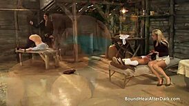 The submissive voyeur mistress cant get enough of teen slave bondage and lesbian bdsm