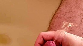 Watch this old man PISS on the shaved hairless cock with his SMALL DICK!