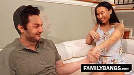 Familybangs Com - Brad Sterling Bangs Girlfriend's Asian Stepsister Kimmy Kimm