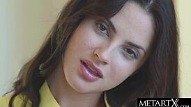 There is a stunning beauty, who unleashes the desire on her alluring vagina while stimulating it