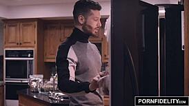 Redhead Penny Pax Fucks Tits And Sucks Cock. She Swallows Cum In Pornfidelity Scene.