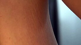 Hot Latina milf fingers wet pussy and blows dildo on webcam!