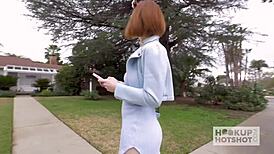 रेडहेड हॉट गर्ल 18+ की मेस्सी चुदाई हुकअप