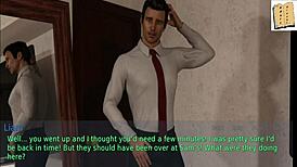 a wife and stepmother seducing with lingerie and blonde charm at 24