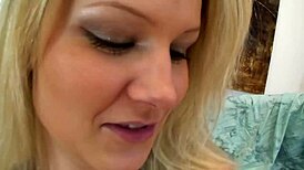 i fuck this cock hungry blonde milf with small tits in various positions and then cum on her face