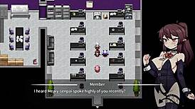 Corporate succubus says, 'bind me and finger me in this group game'