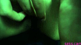 Watch petite Latina babe toy her shaved pussy!