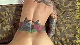 Tattooed Milf Sarah Jessie Hotel Enjoyment