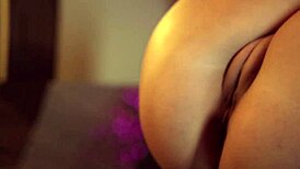 Is that brunette ripping her clothes for a striptease?