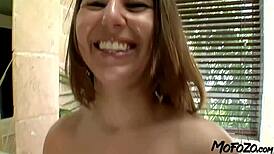 Mofozo Com - Busty Amateur Enjoys Sucking Cock With Sloppy Deepthroat Action