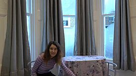 sweet students feel so excited during their humorous erotic reunion with licking and vibrator.