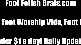 Put Your Feet on My Lap for Toe Sucking