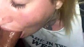 In this intimate scene, she expresses her love for taking the cock deep in her mouth, eagerly swallowing every drop of cum that follows