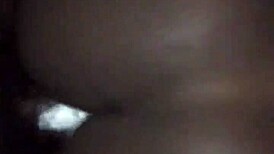 Young Ebony Takes Massive Black Cock