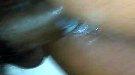 Rough Fucking Of Creamy Ebony Pussy With Big Black Cock