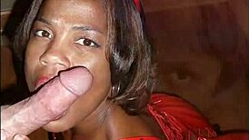 Raven Swallowz, Ebony Model, Enjoys Giving Head in Steamy Interracial Scenes