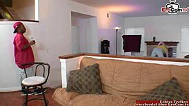 Tall American girl with natural tits craves big black cock for fun