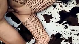 This married couple’s wedding video is pure steamy fun. Watch the bride in stockings!