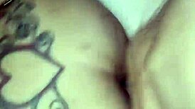 Big booty ebony girlfriend Daisy Daze sucks and fucks friend's big cock