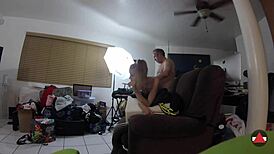 Spandex Fetish Girl Grinds Cock in Cosplay With Loud Moaning