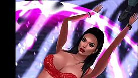 3d exotic dance with sexy moves 😍