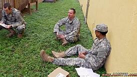 Army Man And Boy In Mobile Venture