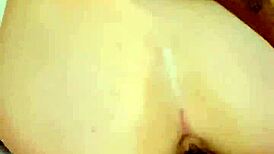 In this interracial scene, she gets a slow creampie from big black cock.