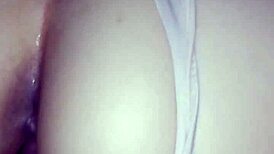 this latina wife from chiapas gets fucked in her white thong during quarantine