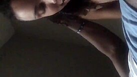 Is this curly-haired girl from Tinder giving amazing head to a big black cock?