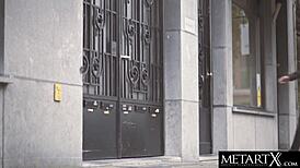 Erotic Beauty Rides Fingers to Intense Orgasm in Steamy Doggy Scene