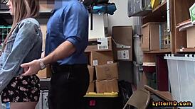 omg i can't believe it... a fake pregnant girl got caught stealin’ at the shop! lp officer let her go after she took a super naughty deal, ya know!