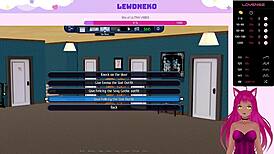 I’m obsessed with Vtuber Lewdneko in Harem Hotel part 27!